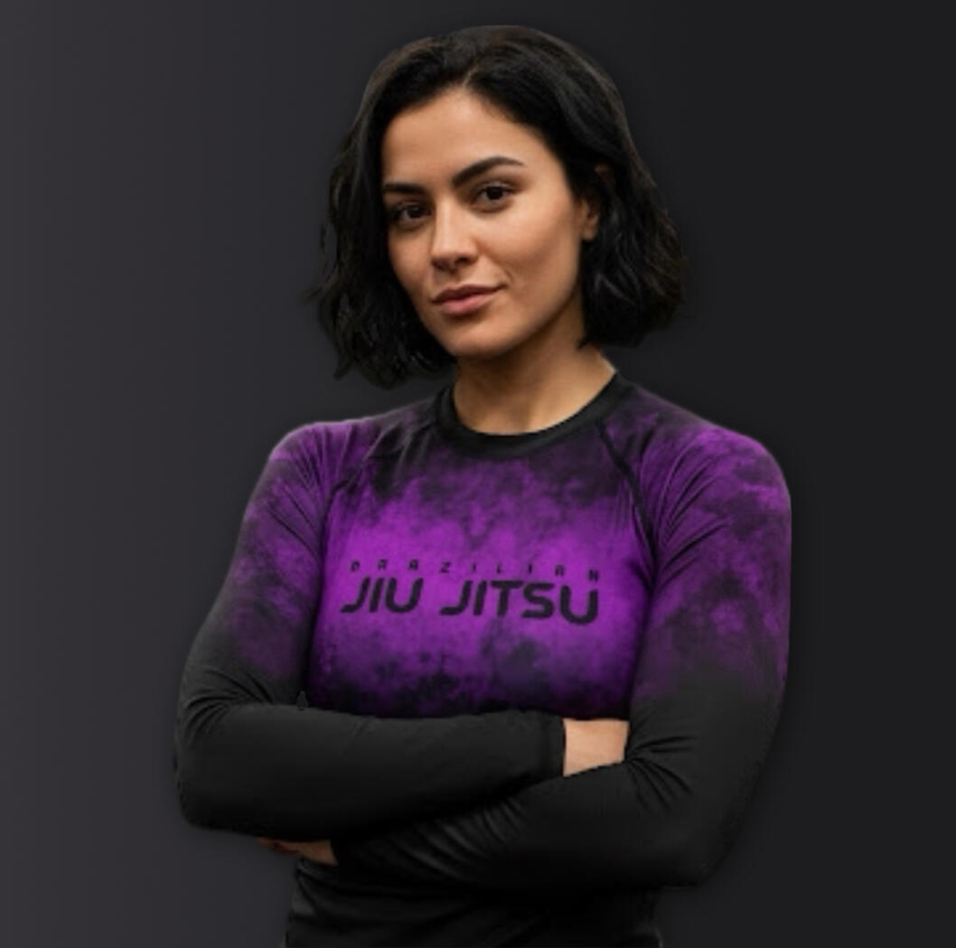 Jiu Jitsu Rashguard - Purple Clouds