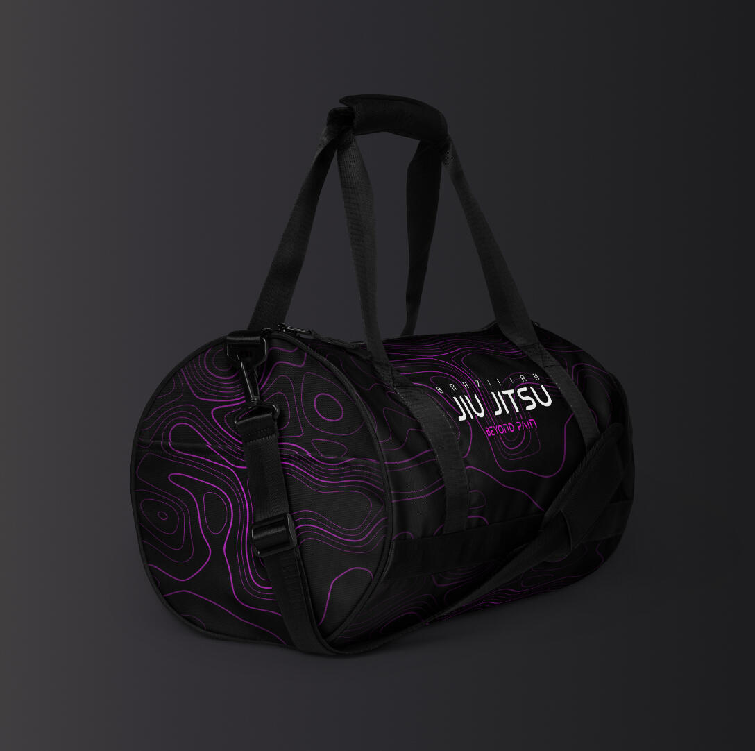 Gym Bag - Fuchsia Geo - Beyond Pain