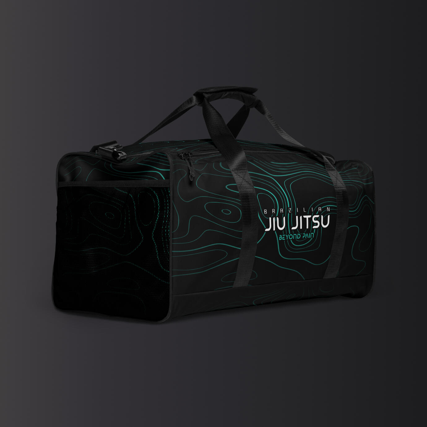 Duffel Bag - Teal Geo - Beyond Pain